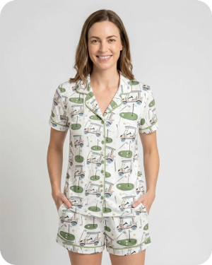 Mom and Me Matching Pajamas Sage Green