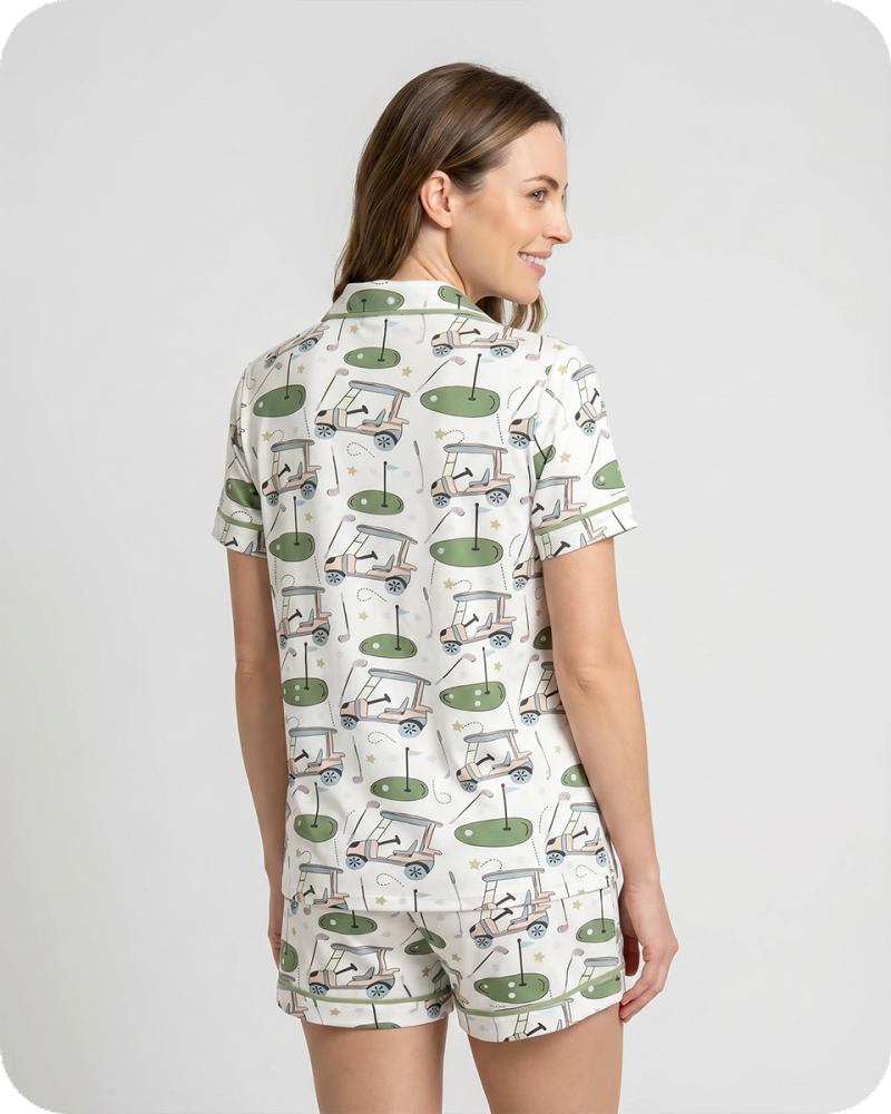 Mom and Me Matching Pajamas Sage Green