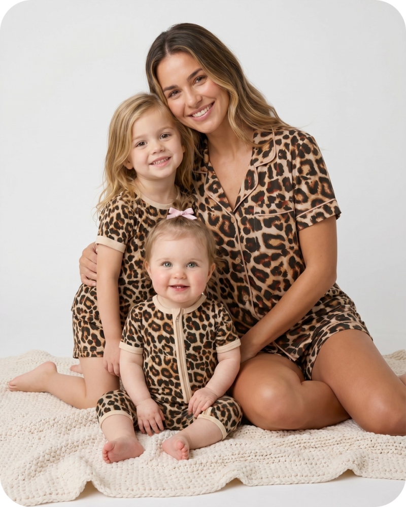 Mom and Me Outfits Wild Safari Leopard