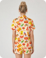 Mother Daughter Matching Outfits Snack Attack Yellow