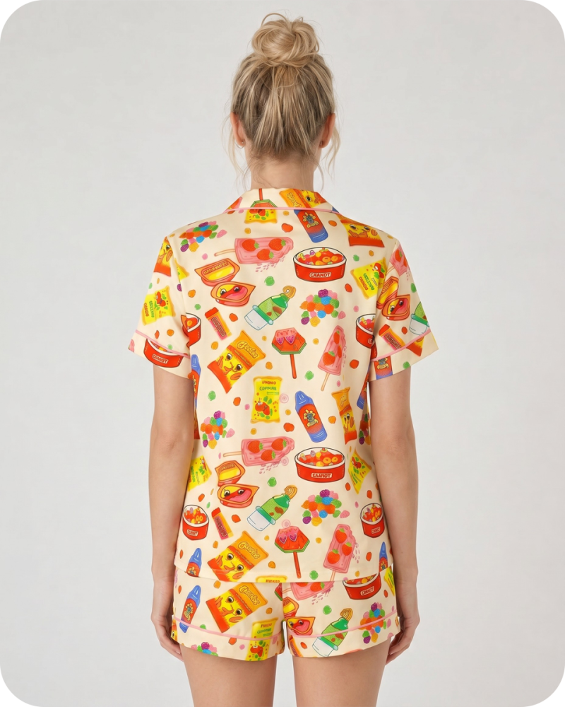 Mother Daughter Matching Outfits Snack Attack Yellow