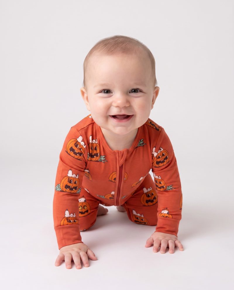 Baby Halloween Bamboo Pajamas Pumpkin