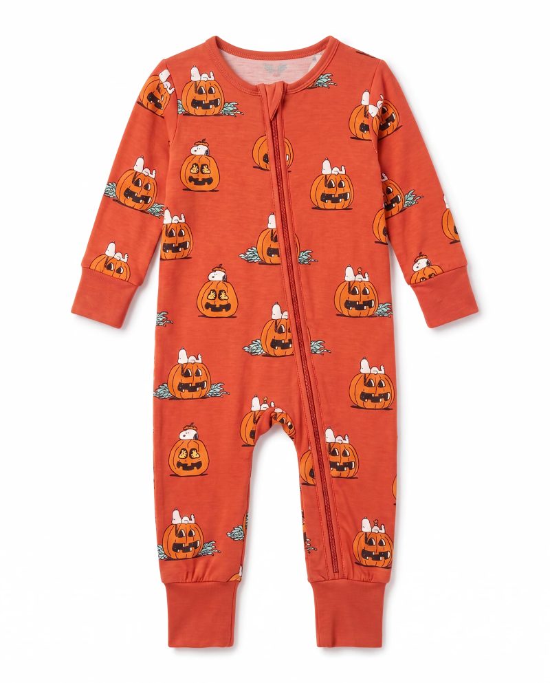 Baby Halloween Bamboo Pajamas Pumpkin