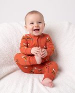 Baby Halloween Bamboo Pajamas Pumpkin
