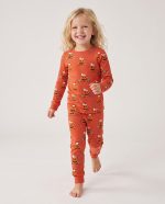 Children Halloween Bamboo Pajamas Pumpkin