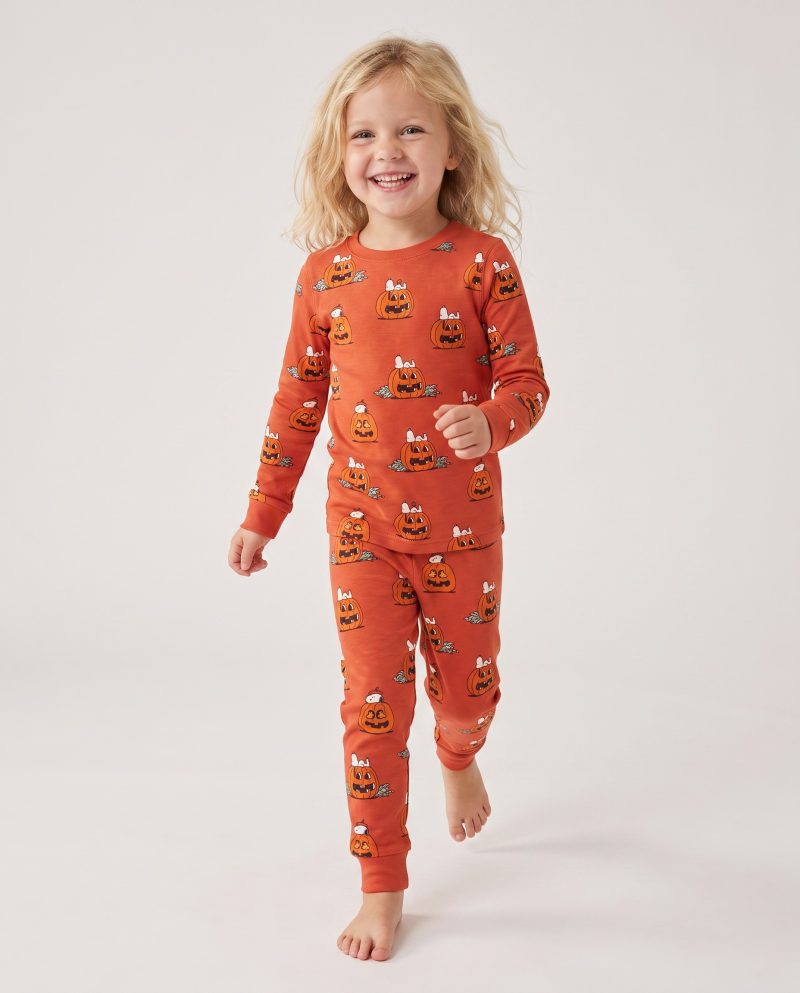 Children Halloween Bamboo Pajamas Pumpkin