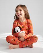 Children Halloween Bamboo Pajamas Pumpkin