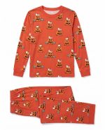 Mens Halloween Bamboo Pajamas Pumpkin