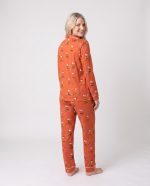 Womens Halloween Bamboo Pajamas Pumpkin