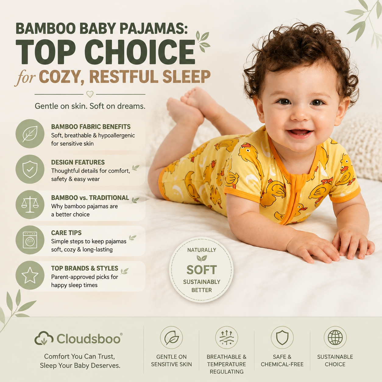bamboo baby pajamas top choice