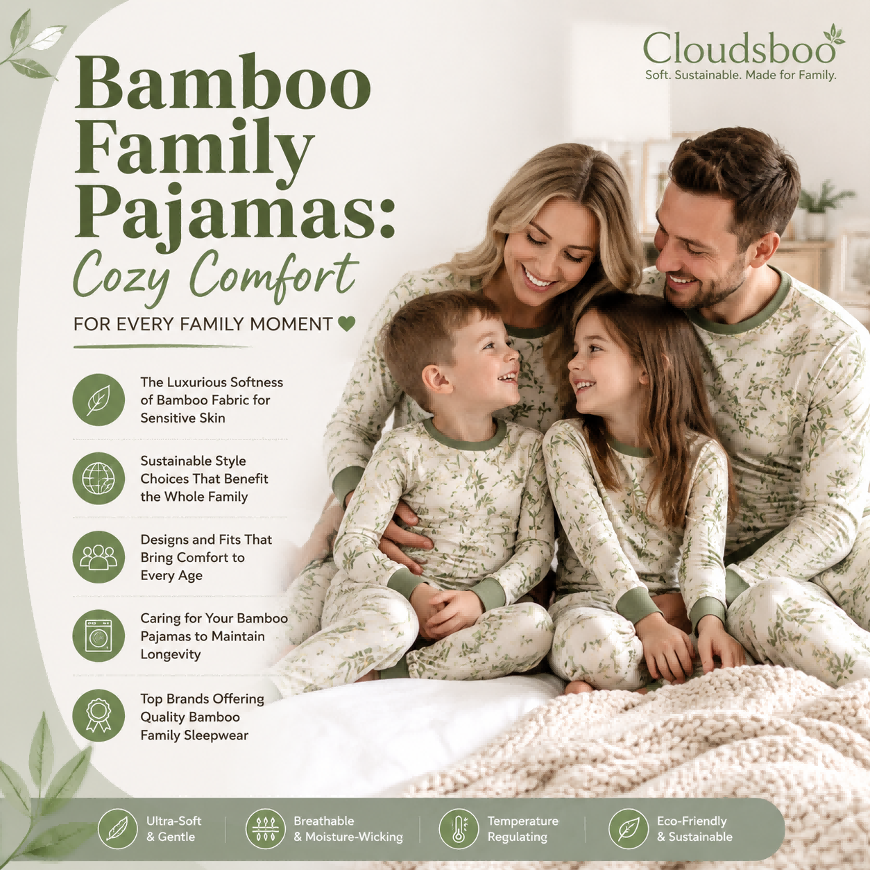 bamboo family pajamas