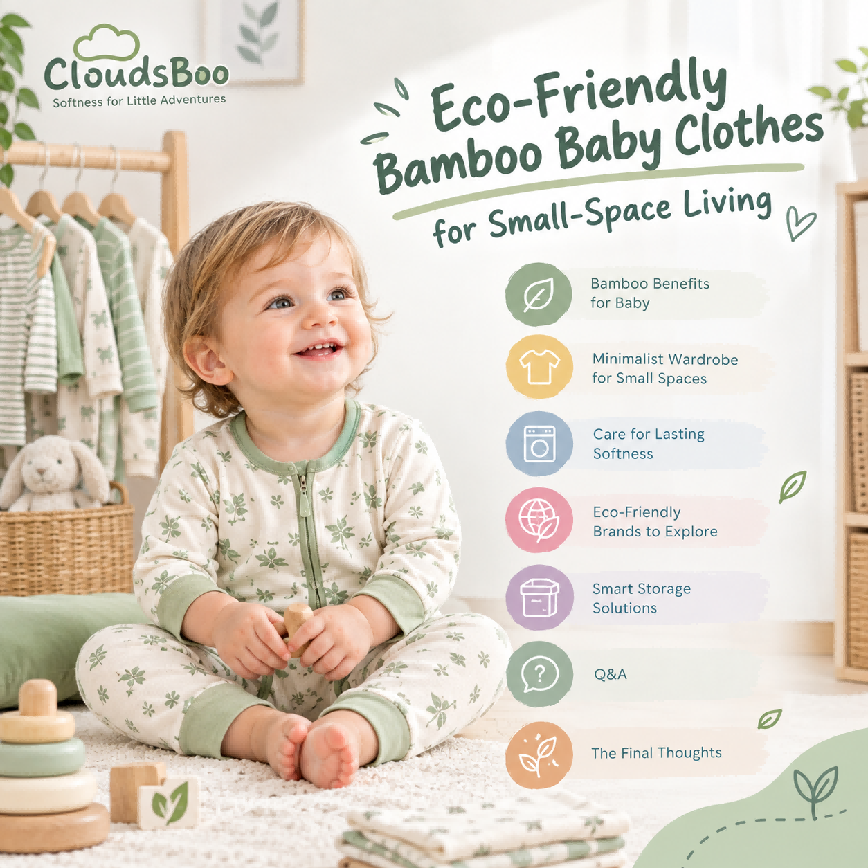 Eco-Friendly Bamboo Baby Clothes for Small-Space Living